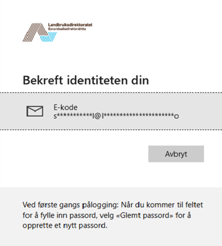 bekreft identitet