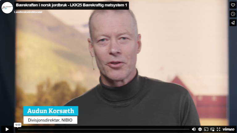 Hvordan står det til med bærekraften i norsk jordbruk?
