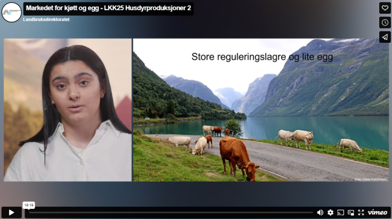 Markedet for kjøtt og egg