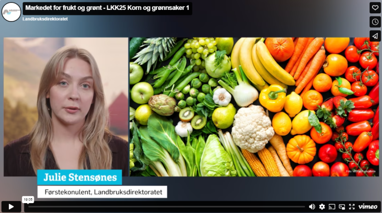 Markedet for frukt og grønt